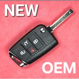 Volkswagen New OEM 2018 - 2020 Volkswagen Remote Flip Key 5G6 959 752 BM w/ Comfort Access