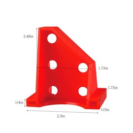 Upgraded Flooring Spacers Kit with 1/4” & 1/3” Gap, Wood Floor Install Tool for Laminate, Vinyl Plank, Floor Installation (1/4‘’ Gap+1/3‘’ Gap, Red, 20)