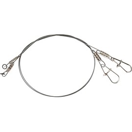 Savage Gear Titanium Jerkbait Spinnvorfach 22cm 0,5mm 20kg 2 Titanvorfächer Stahlvorfach zum Hechtangeln Titanvorfach Spinnvorfach