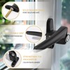 Bwintech 2 Pcs Offset Black UPVC Aluminium Window Handle,Left Hand,