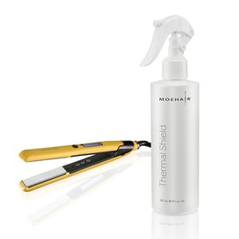 MOEHAIR Hair Straightener and Thermal Shield Spray | Hair Styling Kit