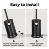 Outdoor Heater Replacement Parts, Upgraded Version Patio Heater Wheel Kit(Sturdy