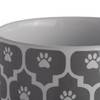 Bone Dry Lattice Collection Pet Bowl & Canister, Treat Canister,