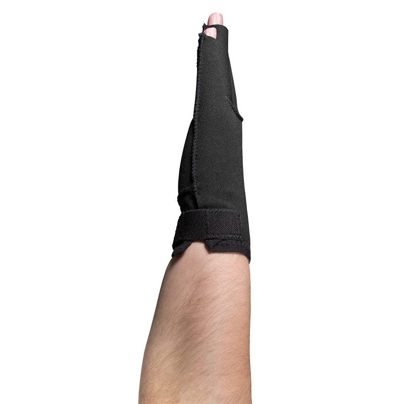 OTC Resting Splint Glove, 5 Finger Semi-Rigid Splints, Open Tips,