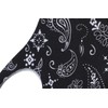 Komonee Face Mask Washable Reusable Black Paisley Dustproof Cloth Mouth
