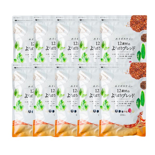 Rooibos Tea 12 Ingredients Good Bari Blend, 100 Pieces, Set