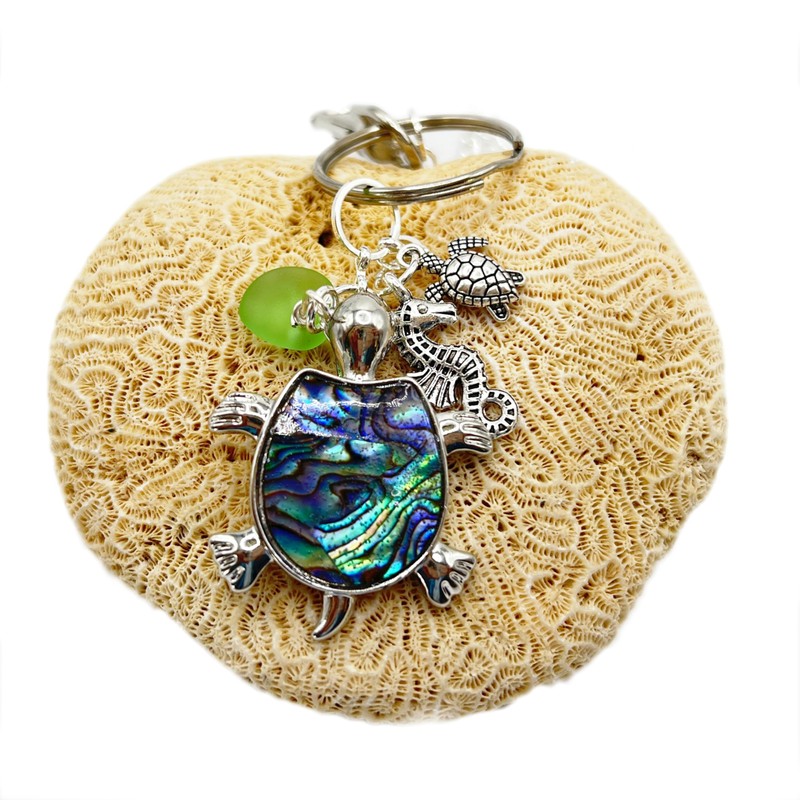 Sea Turtle Lanyard for Eyeglasses or ID Badge - Abalone