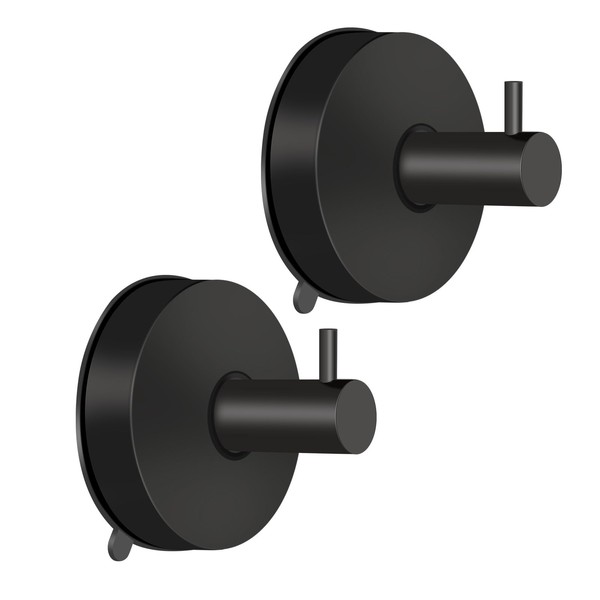 Suction Hooks, 2 Pack Vacuum Suction Cup Hooks for Shower