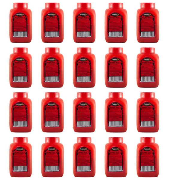 Preema Bright Red Food Colour Powder 20X500g - Vibrant Red