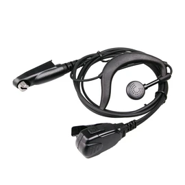 Retevis Two Way Radio Earpiece with Mic, Compatible with RT29 RT48 RT47 RT47V RB23 RB46 RT87 NR30 RT29D Ailunce HD1 HD2 HA1G Motorola EX500 Walkie-talkies, G Shape Soft Earhook Earpiece(1 Pack)