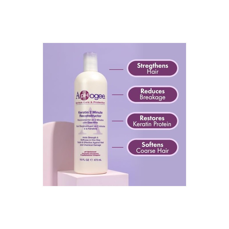 ApHogee Intensive 2 Minute Keratin Reconstructor (16 OZ)