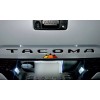 n/a Red Retro Adventure Mountain Tri-color sticker For Toyota