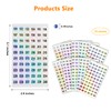 2 Sets Number Stickers (Number 1-300), Self Adhesive Holographic Label