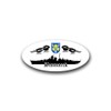 Sticker Bismarck Battleship Marine Hamburg Artillery 15 x 7 cm