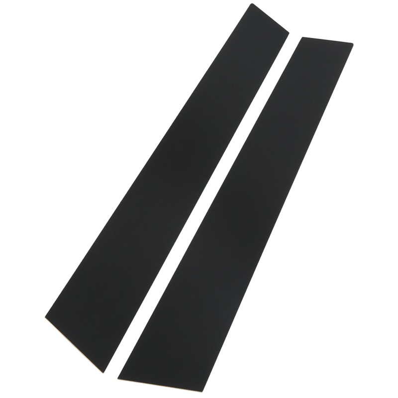 6PCS Door Window B C Pillar Cover Trim Glossy Black