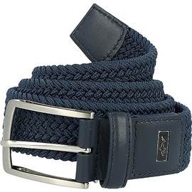 Greg Norman Men's Standard Weave Stretch, Navy, 34