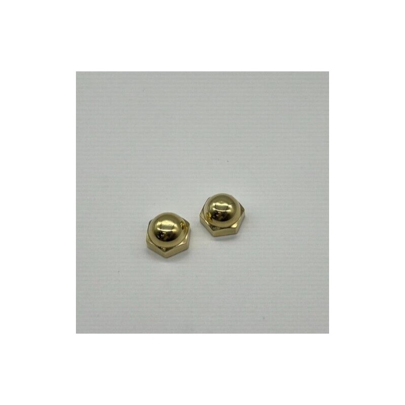 diycycleparts * POLISHED * DNA SPRINGER LOW BRASS TOP ACORN