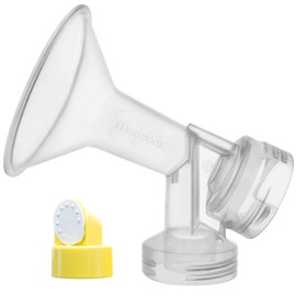 Maymom Breast Shield with Valve and Membrane for Medela Breast Pumps (15 mm, 1- Piece)