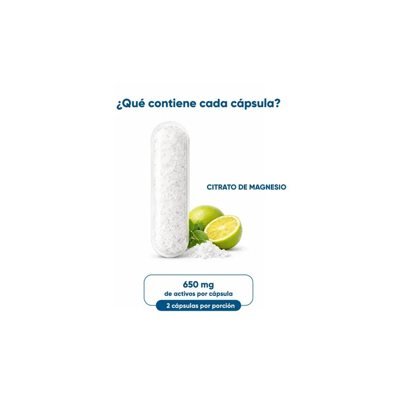 Citrato Magnesio Pasiguaro Suplemento Cápsulas 1300 Alta Absorción