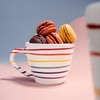 GMUNDNER KERAMIK Maxima Teacup (0.4L) Rainbow Tableware, Handmade in Austria