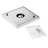 Metzler Doorbell in White, Interchangeable Name Plate, Powder-Coated in RAL