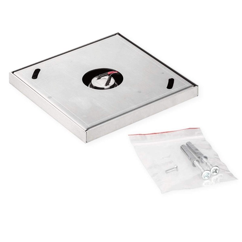 Metzler Doorbell in White, Interchangeable Name Plate, Powder-Coated in RAL
