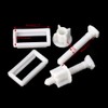 fatteryu 1 Pair Toilet Seat Hinge Bolts Screw Fixing Fitting