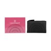 Laura Biagiotti Ladies Genuine Leather Perforated Geometric Pattern Small Compact