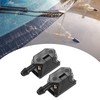 ACROPIX Universal Adjustable Windshield Wiper Washer Nozzle Spray Jet Black