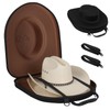 Anysiny Hat Box for Travel-Crush Proof Hat Travel Case for