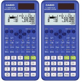Casio fx-300ES Plus 2nd Edition â€“ Standard Scientific Calculator | 262 Functions, Natural Textbook Displayâ„  | Ideal for Middle School, High School Math, Statistics & Algebra | Blue (Pack of 2)