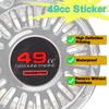 2pcs Pull Starter Sticker 49cc Modified Mini Bike Stickers for