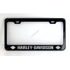 none HARLEY DAVIDSON Black License Plate Frame - Powder Coated