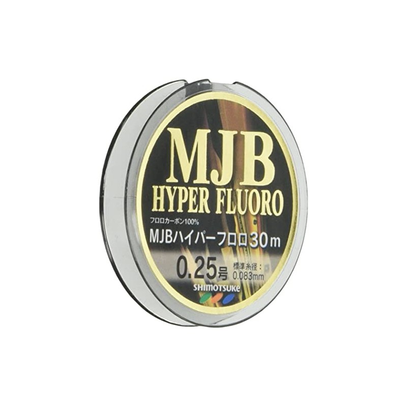 SHIMOTSUKE(シモツケ) フロロカーボンライン MJB ハイパーフロロ 30m 0.25号 クリアー