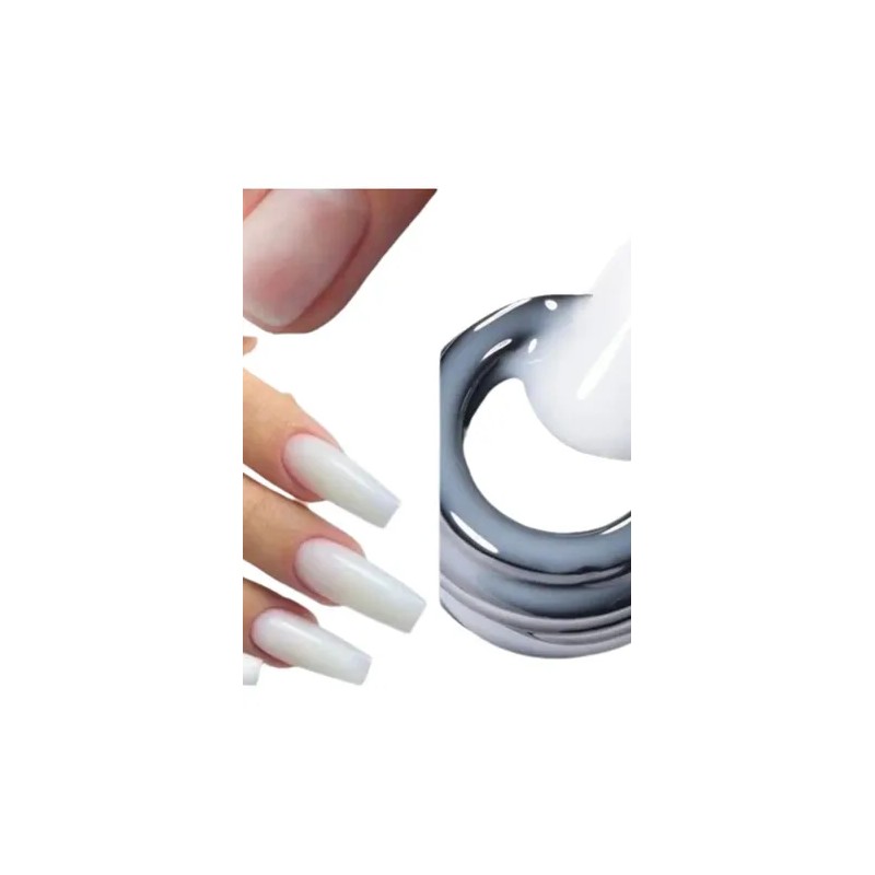 Gel Blanco Lechoso Secado En Lampara Uv Led