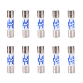 10X Multimeter 10 x 38mm 1000V 10A Cylinder Ceramic Fuse White