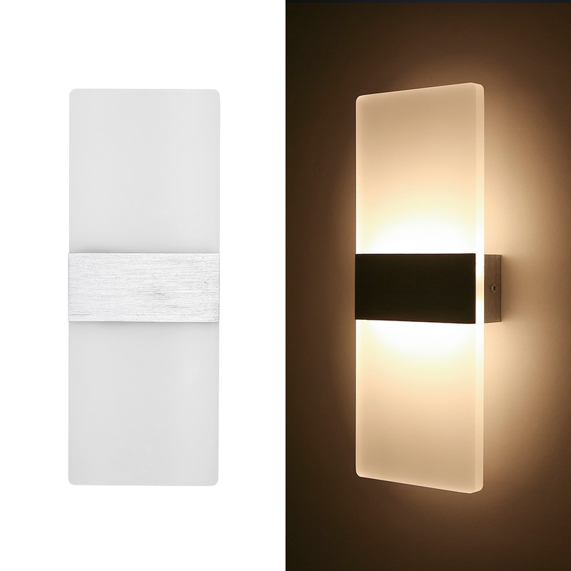 Tomshine Modern LED Wall Light 12W Acrylic Wall Sconce Decorative