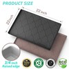 SIKADEER 22" x 22" Under Sink Mat Waterproof, Silicone Mat