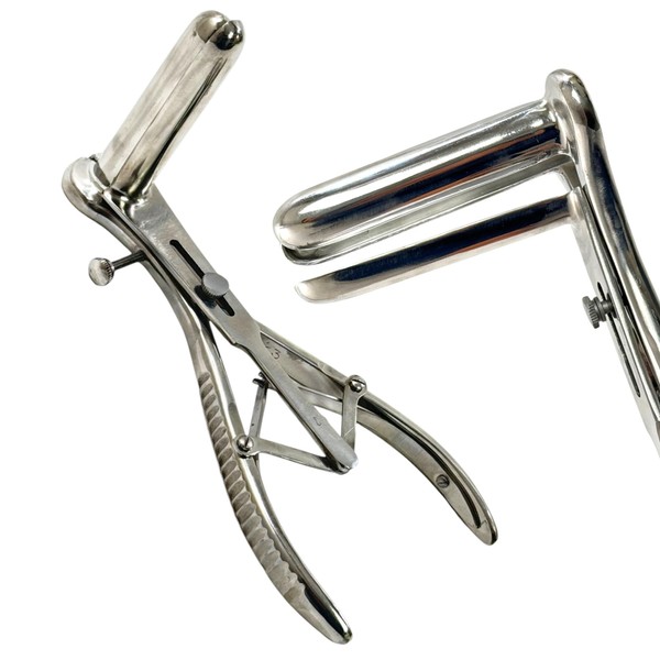 Stainless Steel 3-Pronged Mathieu Speculum 8in Long, Large Size, Examination