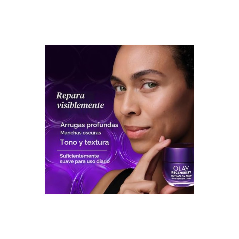 Olay Crema Noche Retinol Mujer Max Antienvejecimiento Fragancia Grasa Antiarrugas