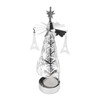 Christmas Tree Carousel Spinning Candle Holder Stainless Steel Rotary Tree