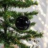 Plastic Christmas Baubles Black 2 Sets - 68 Pieces Diameter