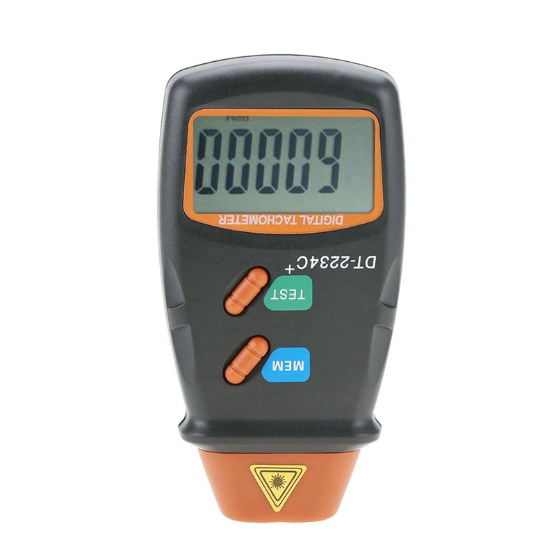 DT‑2234C+ NOn Contact Digital LCD Laser Photo Tachometer Mini RPM