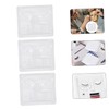 BIUDECO 3pcs Eyelash Practice Tray for Lash Extensions Beauty Face