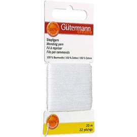 Gütermann Mending Yarn 100% Cotton 4 -ply black 1001