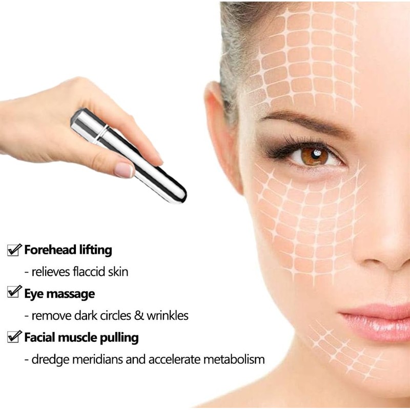 Opertam Cordless Handheld Mini Massager for Face, Finger, Neck, Shoulder,