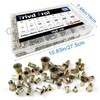 Trivd Frol Rivet Nut Tool Kit, 830pcs SAE/Metric Rivet Nut