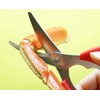 toppupurodakutu Kitchen Scissors with Blade Crab Scissors into the air