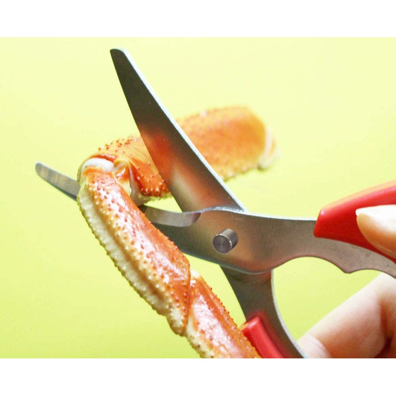 toppupurodakutu Kitchen Scissors with Blade Crab Scissors into the air