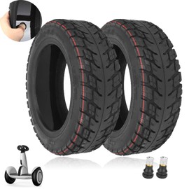 RidTianTek 11 inch 70/80-6.5 Off-Road Tubeless Tire for Segway S-Plus Self-Balancing Scooter Accessories, Self Repairing Tires, Non-Slip Replacement Wheels, NOT for Segway Ninebot S (2 Pcs)
